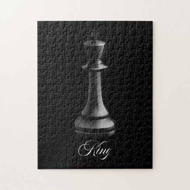 Puzzle Disfraz de baile de la pieza de ajedrez del rey (Vertical)