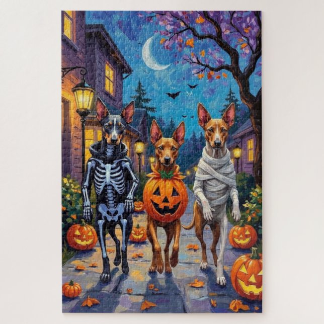 Puzzle Disfraz de Halloween para Thai Ridgeback haciendo  (Vertical)
