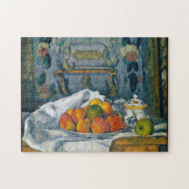 Puzzle Dish of Apples Paul Cezanne Post Impressionism Com (Horizontal)