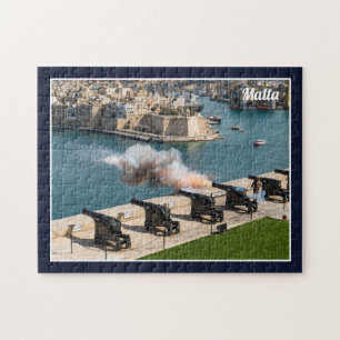 Puzzle Disparo de cañón de la batería de saludo de Malta 