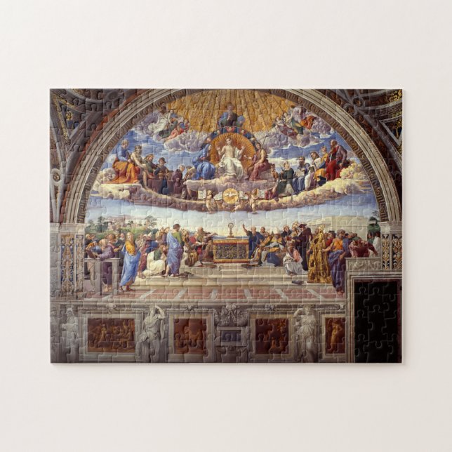 Puzzle Disputación del Santo Sacramento por Rafael (Horizontal)
