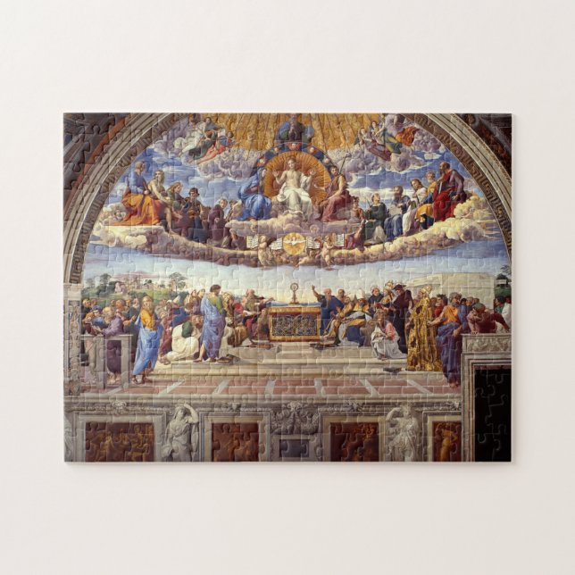 Puzzle Disputación del Santo Sacramento por Rafael (Horizontal)