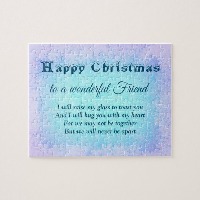 Puzzle Distancia Feliz Navidad 2020 Amigo (Horizontal)
