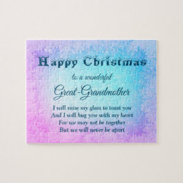 Puzzle Distancia Navidades felices Gran Abuela