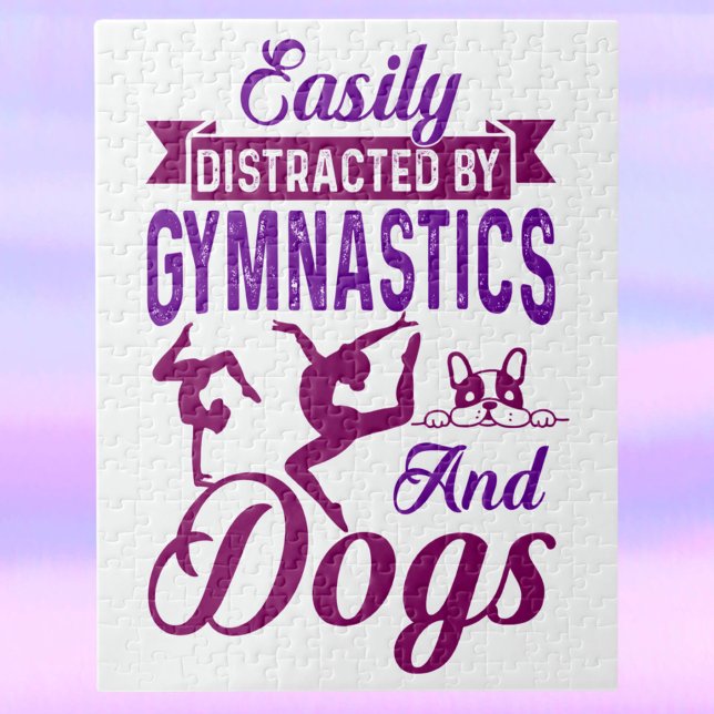Puzzle Distracción fácil por gimnasia y perros (Subido por el creador)