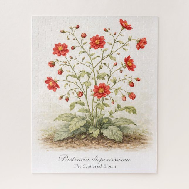 Puzzle Distracta dispersissima - The Scattered Bloom (Vertical)