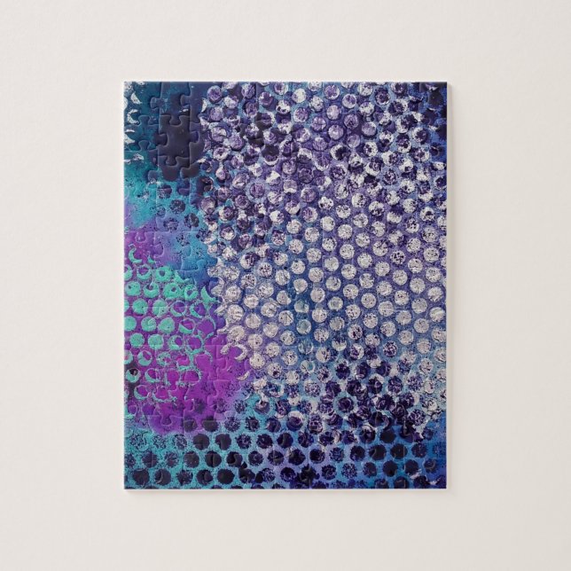 Puzzle Diversión abstracta con puntos apuntados (Vertical)