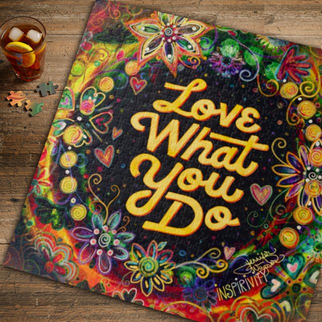 Puzzle Diversión Amor Lo Que Haces Bonito Floral Inespiri (Subido por el creador)