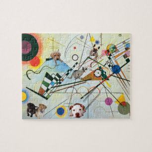 Puzzle Diversión con la composición VIII de Kandinsky