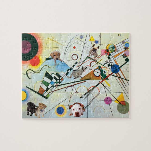 Puzzle Diversión con la composición VIII de Kandinsky (Horizontal)