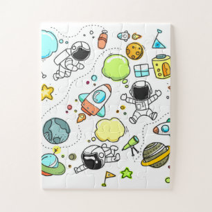 Puzzle Diversión de los niños espaciales