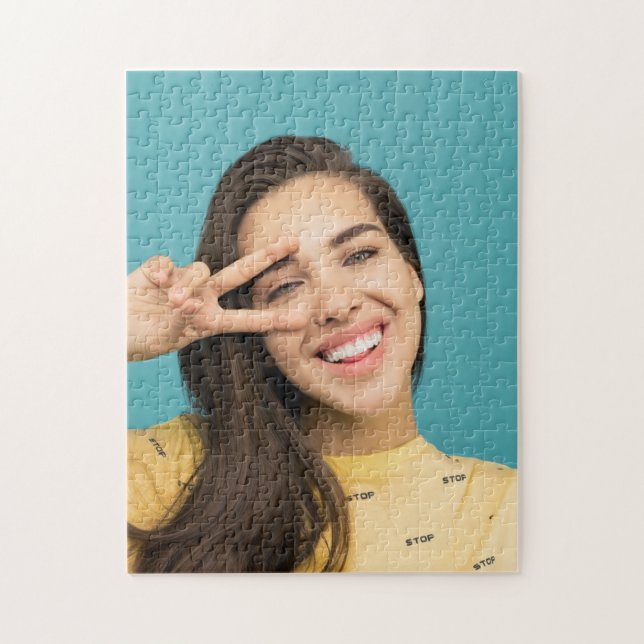 Puzzle Diversión Personalizada Tu Cara Personalizado Foto (Vertical)