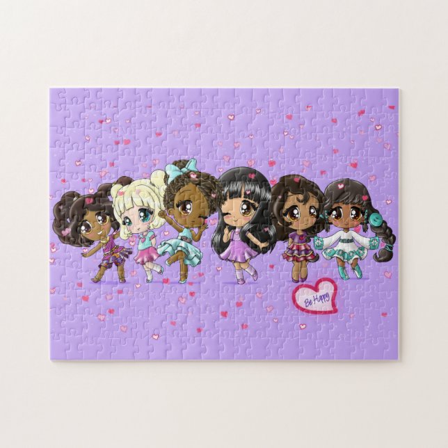 Puzzle Diversos Chicas Anime Friends (Horizontal)