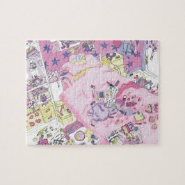 Puzzle Divertido adolescente Chicas desordenado dormitori