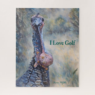 Puzzle Divertido me encanta el Golf Wild Turkey