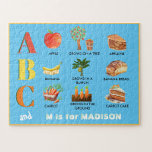 Puzzle Divertido nombre personalizado de ABC<br><div class="desc">Un rompecabezas educativo divertido para la familia — aprende ABC y aprende algo acerca de las verduras — cómo crecen y en qué se pueden convertir en nuestra vida diaria. Y se personaliza con un nombre. Cualquier pregunta de diseño o solicitud especial, sólo tiene que enviar un chat o un...</div>