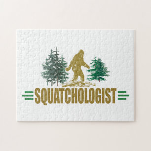 Puzzle Divertido Sasquatching, Sasquatch Hunter