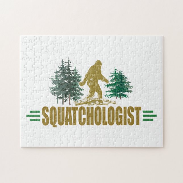 Puzzle Divertido Sasquatching, Sasquatch Hunter (Horizontal)
