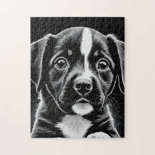 Puzzle Diviértete con Cachorro Adorable - Dificultad Medi