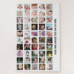 Puzzle DIY personalizado único de 50 Collages de fotos<br><div class="desc">50 Collage de fotos único DIY personalizado hecho por usted rompecabezas - haz tu propio rompecabezas de Ricaso</div>