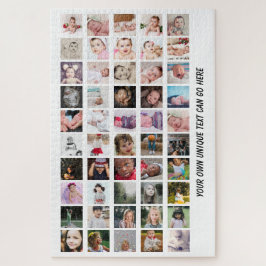 Puzzle DIY personalizado único de 50 Collages de fotos