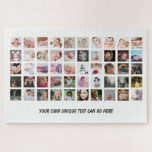 Puzzle DIY personalizado único de 50 Collages de fotos<br><div class="desc">50 Collage de fotos único DIY personalizado hecho por usted rompecabezas - haz tu propio rompecabezas de Ricaso</div>