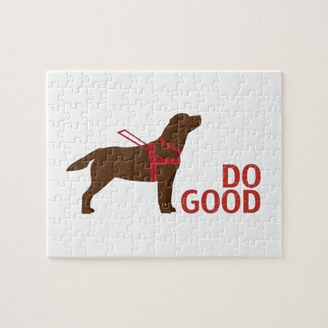 Puzzle Do Good - Service Dog - Chocolate Lab (Horizontal)