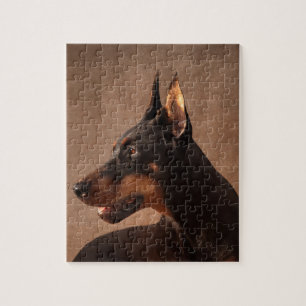 Puzzle Dobermann - Pinscher del Doberman