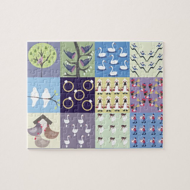 Puzzle Doce días de navidad (Horizontal)