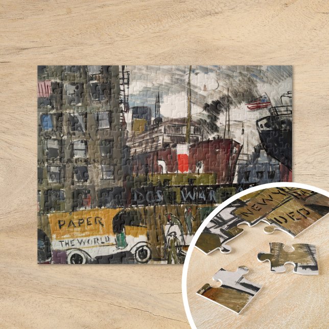 Puzzle Docks de Nueva York | Joaquín Torres-García (Subido por el creador)