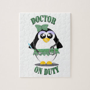 Puzzle Doctor pingüino de servicio (femenino)
