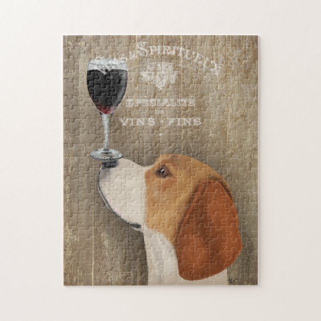 Puzzle Dog Au Vin Beagle (Vertical)