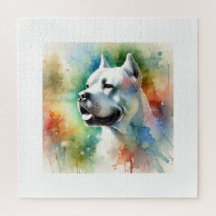 Puzzle Dogo Argentino Dog 140624AREF110 - Watercolor