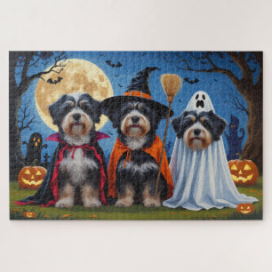 Puzzle Dogs de La Habana Calabaza Halloween Divertido