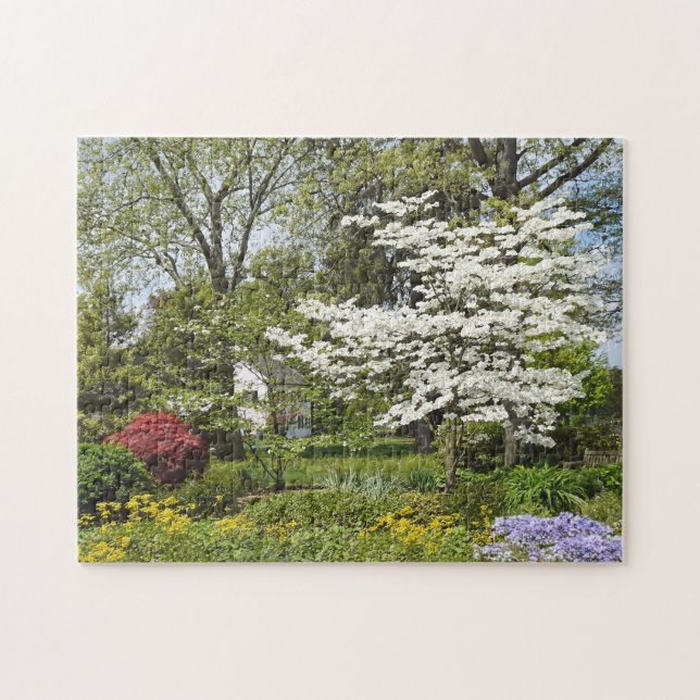 Puzzle Dogwood en flor (Horizontal)