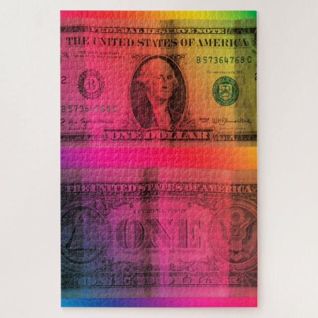 Puzzle Dólar arcoiris (Vertical)