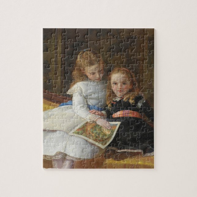 Puzzle Dolorosos Victorianos Dos Jóvenes Chicas (Vertical)