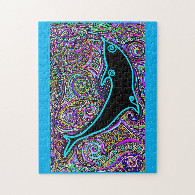PUZZLE DOLPHIN (Vertical)