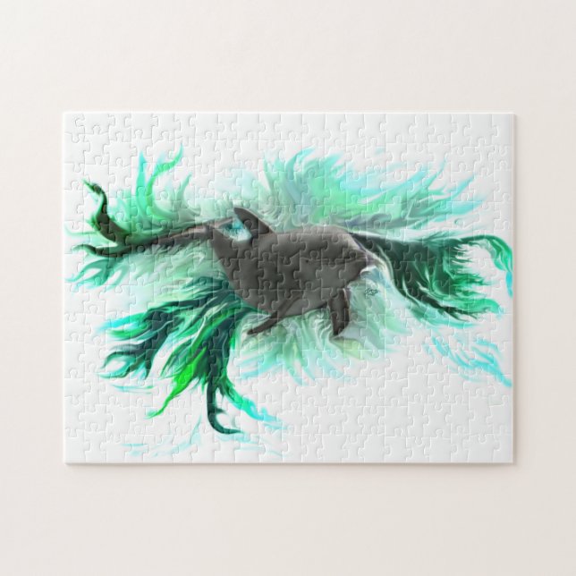 Puzzle Dolphin Baby (Horizontal)