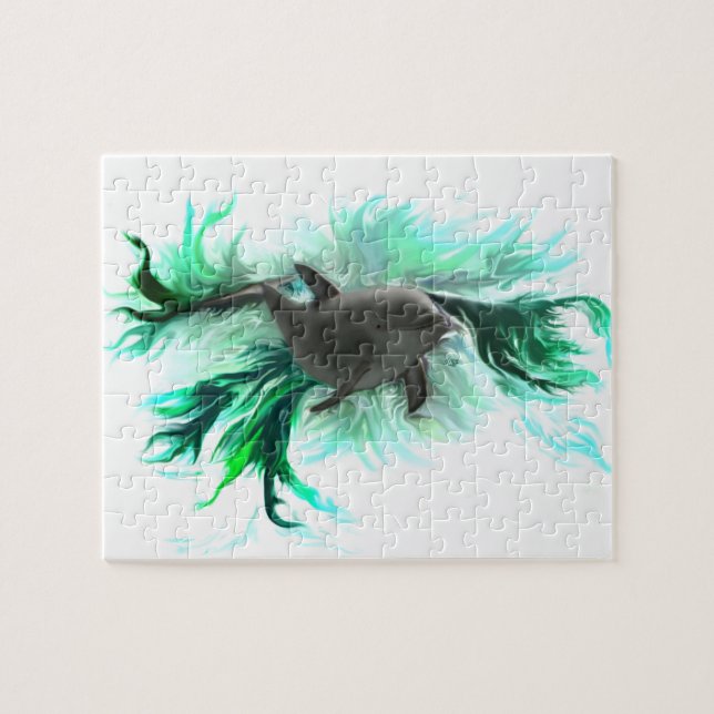 Puzzle Dolphin Baby (Horizontal)