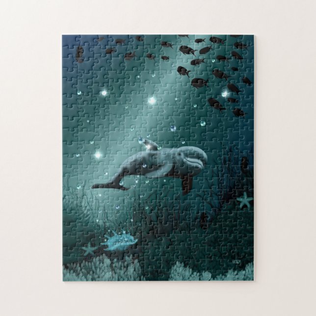 Puzzle Dolphin Dream (Vertical)