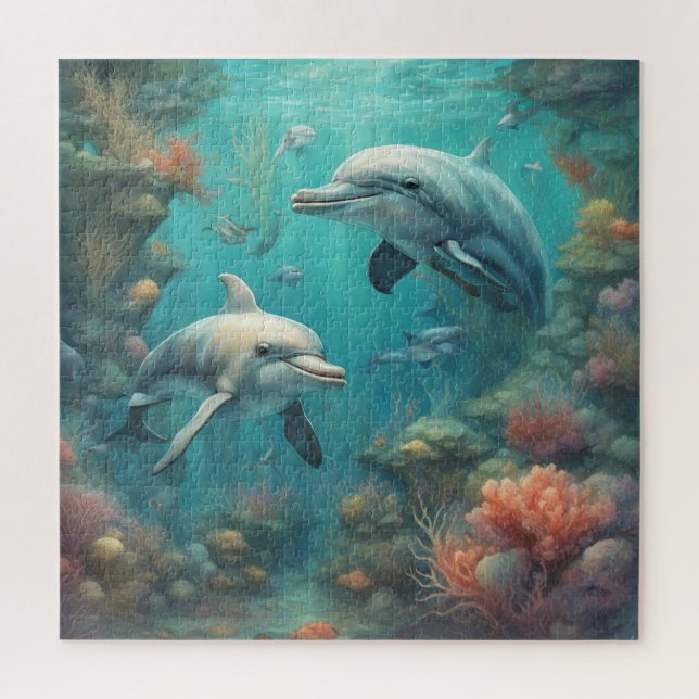 Puzzle Dolphin Fantasy 7 (Vertical)