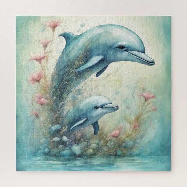 Puzzle Dolphin Fantasy 9 (Vertical)