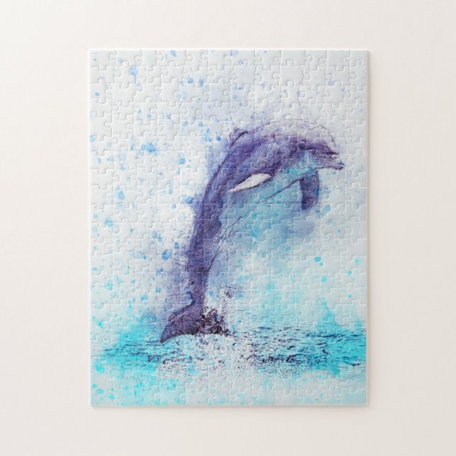 Puzzle Dolphin Jump Fun (Vertical)