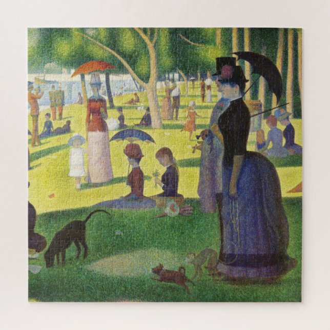 Puzzle Domingo en La Grande Jatte por Georges Seurat (Vertical)