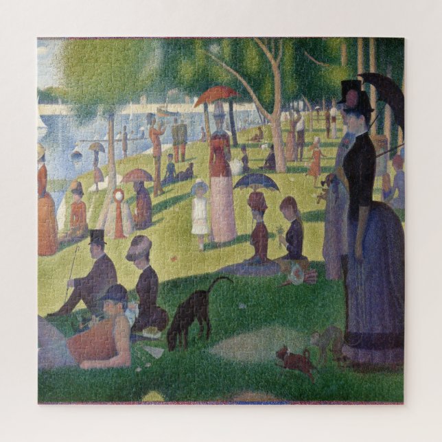 Puzzle Domingo en La Grande Jatte por Georges Seurat (Vertical)