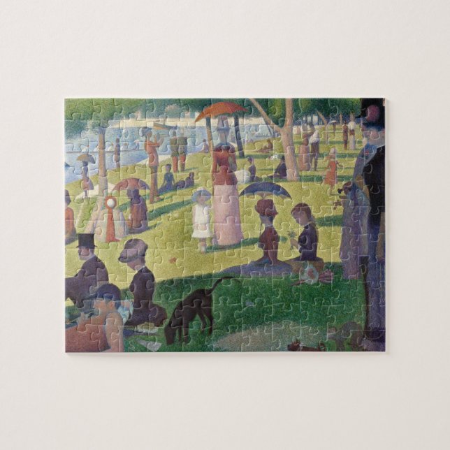 Puzzle Domingo en la pintura de La Grande Jatte Seurat (Horizontal)