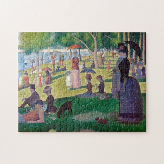 Puzzle Domingo por la tarde en La Grande Jatte, Seurat (Horizontal)