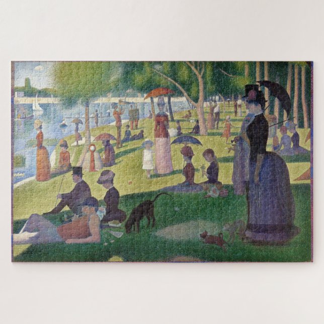 Puzzle Domingo por la tarde en la isla de La Grande Jatte (Horizontal)