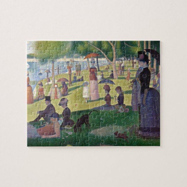 Puzzle Domingo por la tarde Seurat Neo Impresionista Pint (Horizontal)